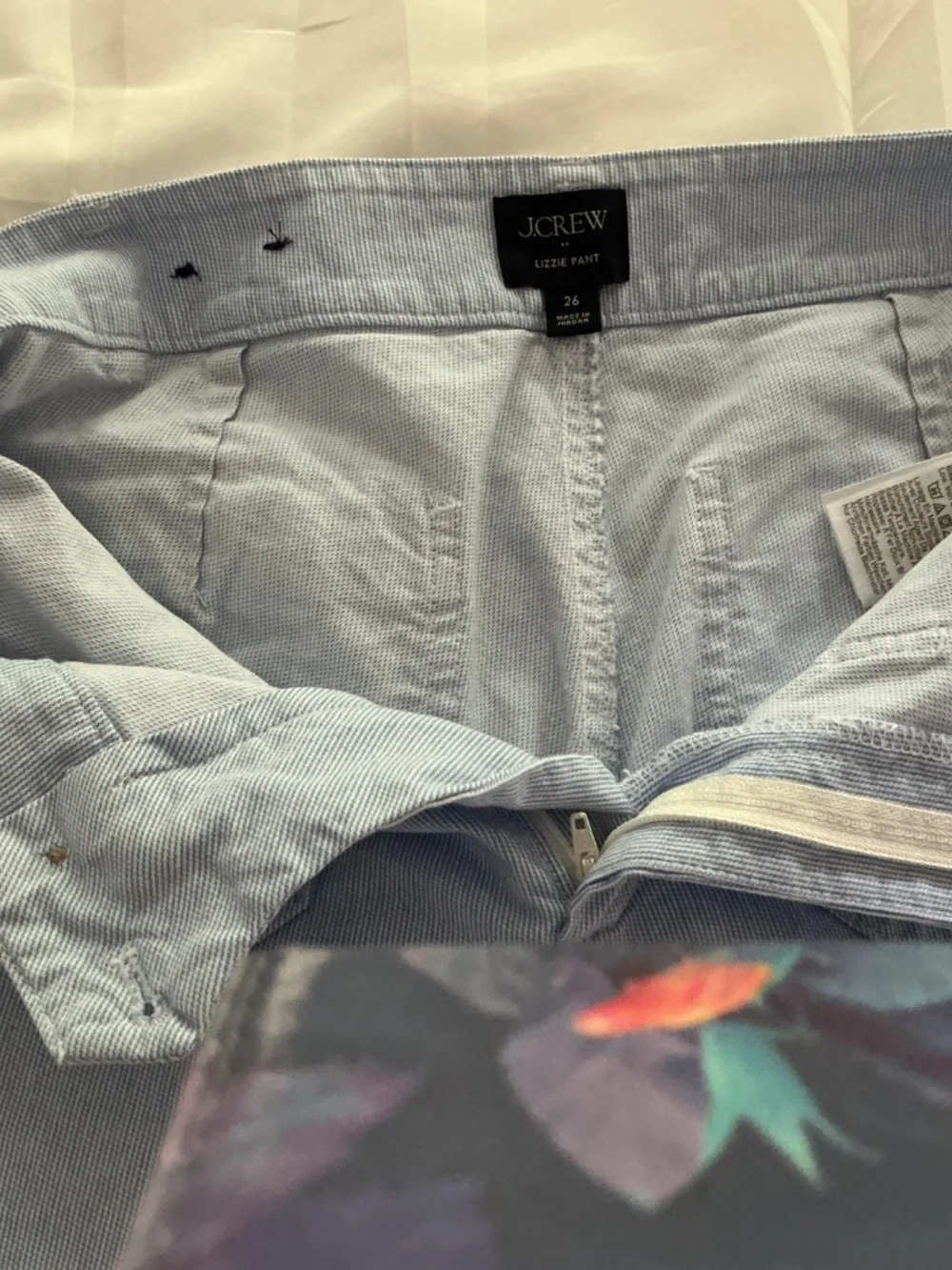J Crew Pinstripe Pant Lizzy